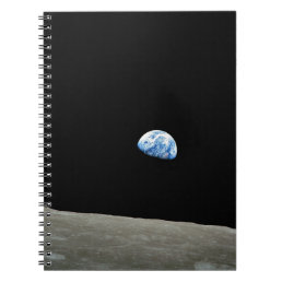 earth from moon space universe notebook