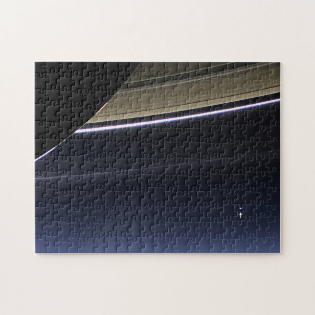 Earth from Saturn Jigsaw Puzzle (Horizontal)