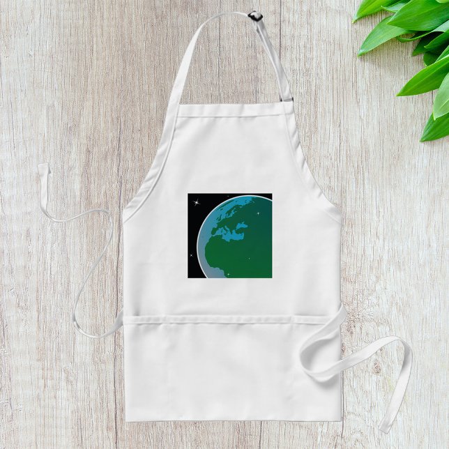 Earth From Space Adult Apron (Creator Uploaded)