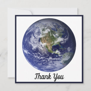 Earth from Space, Blue Marble by NASA Card