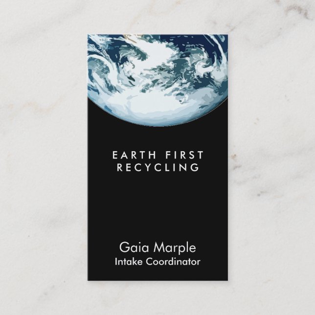Earth from Space Card (Front)