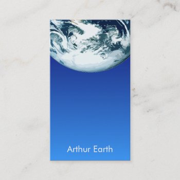 Earth From Space Card by TerryBain at Zazzle
