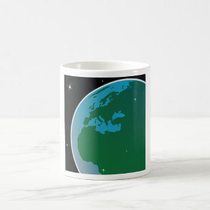 Earth From Space Coffee Mug