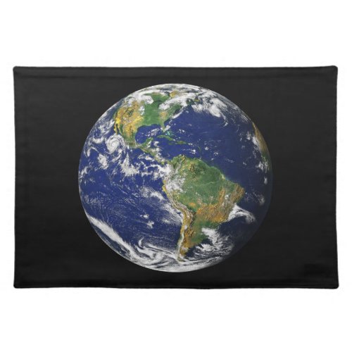 EARTH FROM SPACE Custom Placemat