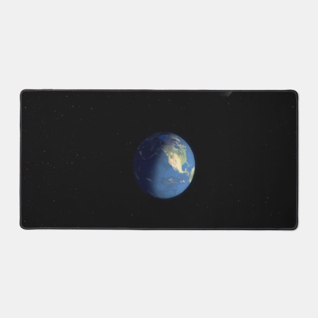 EARTH from SPACE Desk Mat (Front)