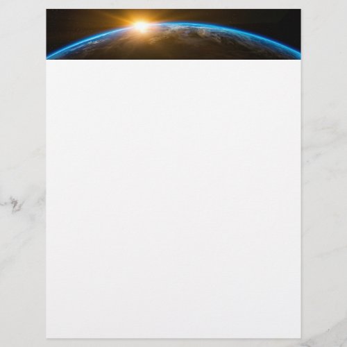 Earth From Space Letterhead
