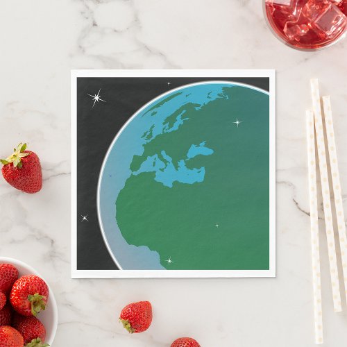Earth From Space Napkins