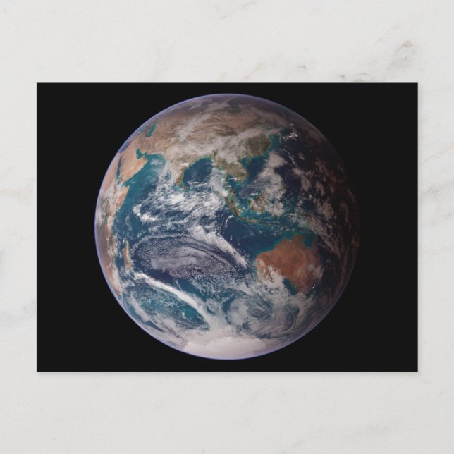 Earth From Space Postcard (Front)