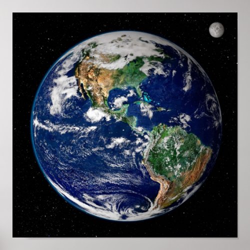 Earth from Space Poster