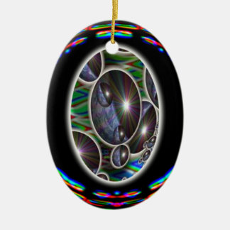 Earth from Space Supernova Ceramic Ornament