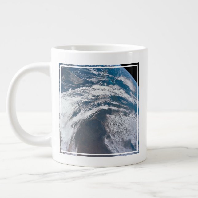 Earth From The Apollo 12 Spacecraft. Giant Coffee Mug (Left)
