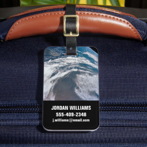 Earth From The Apollo 12 Spacecraft. Luggage Tag