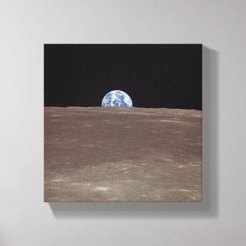 Earth from the Moon Canvas Print