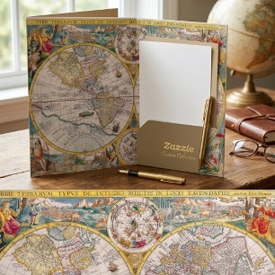 Earth geography travel map atlas file folder