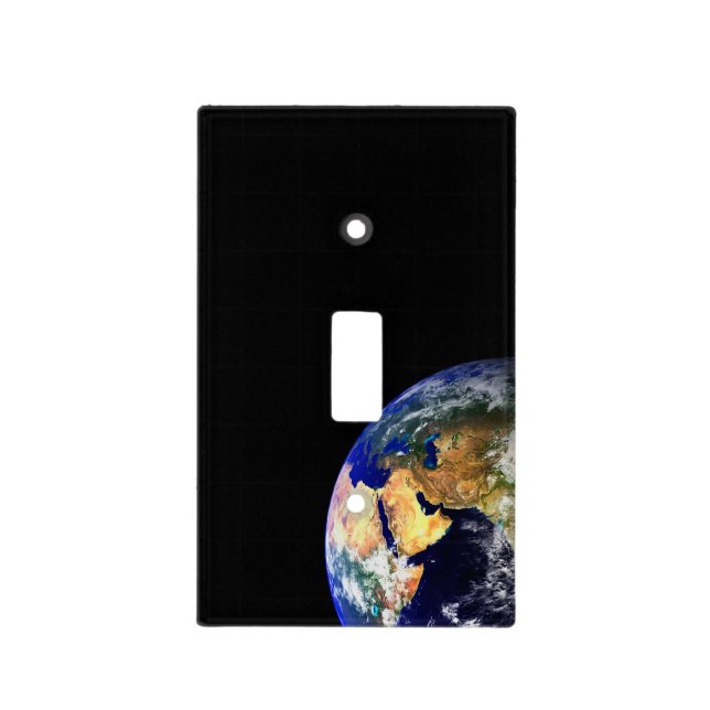 Earth Globe Space Light Switch Cover (Front)