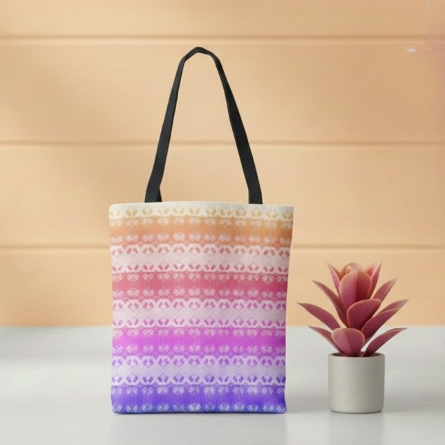 Earth Grid Rainbow Summer Tote Bag (Creator Uploaded)