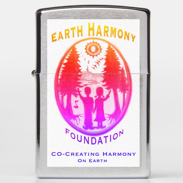 Earth Harmony Foundation Zippo Lighter (Front)