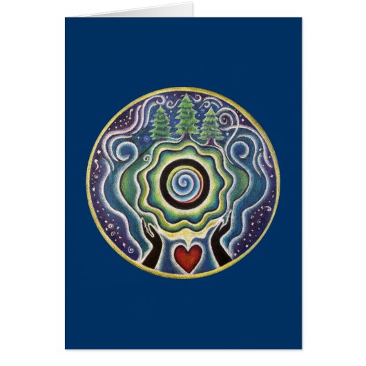 Earth Healing Mandala Card (Front)