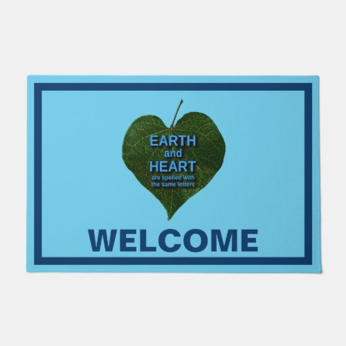 Earth _ Heart Anagram Doormat