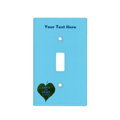 Earth _ Heart Anagram Light Switch Cover