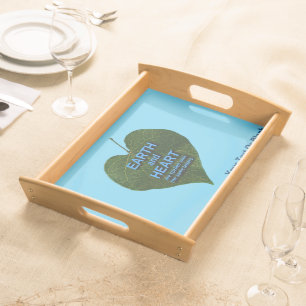 Earth - Heart Anagram Serving Tray