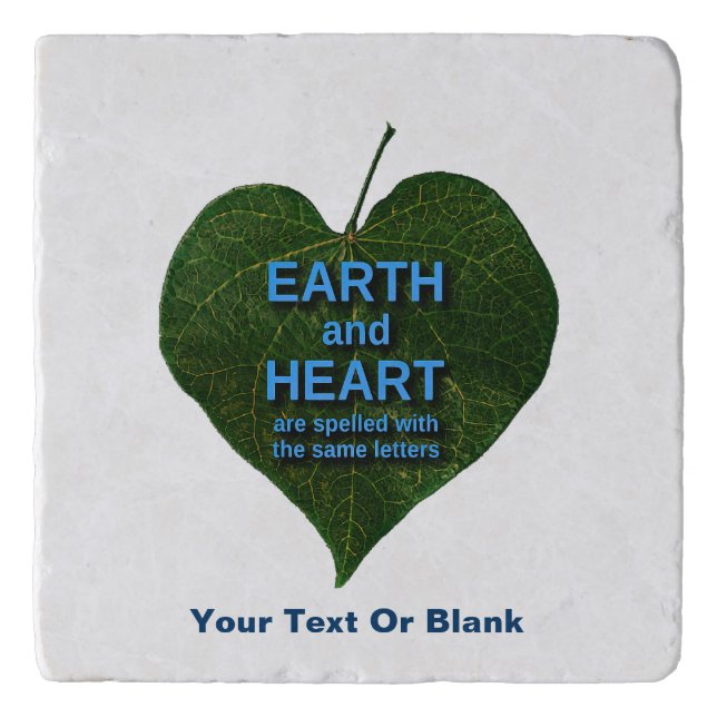 Earth - Heart Anagram Trivet (Front)