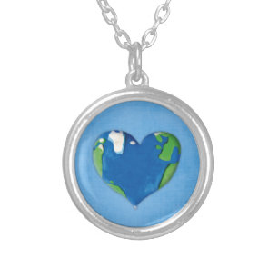 earth heart necklace