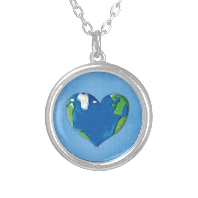 earth heart necklace (Front)