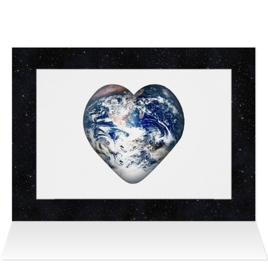 Earth Heart (Universe Background) (Inside Horizontal (Top))