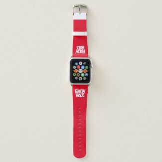 Earth Hole Apple watch band Red