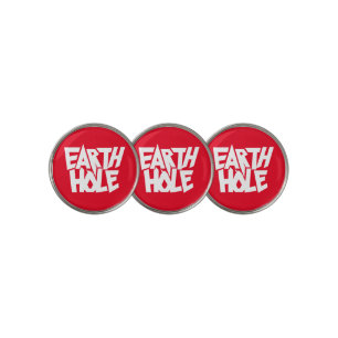 Earth Hole golf ball marker