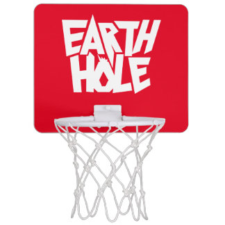 Earth Hole mini basketball hoop Red