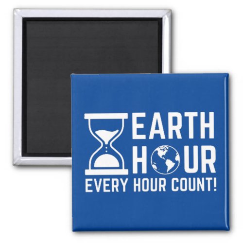 Earth Hour Magnet