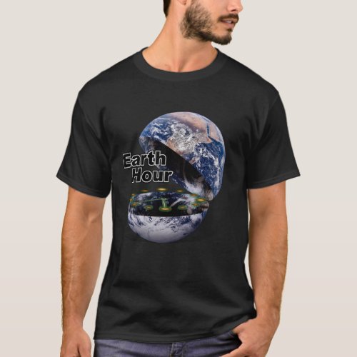 Earth Hour png T_Shirt