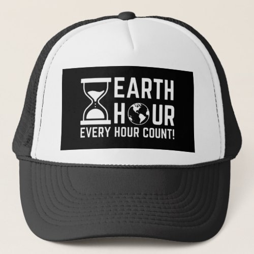 Earth Hour Trucker Hat
