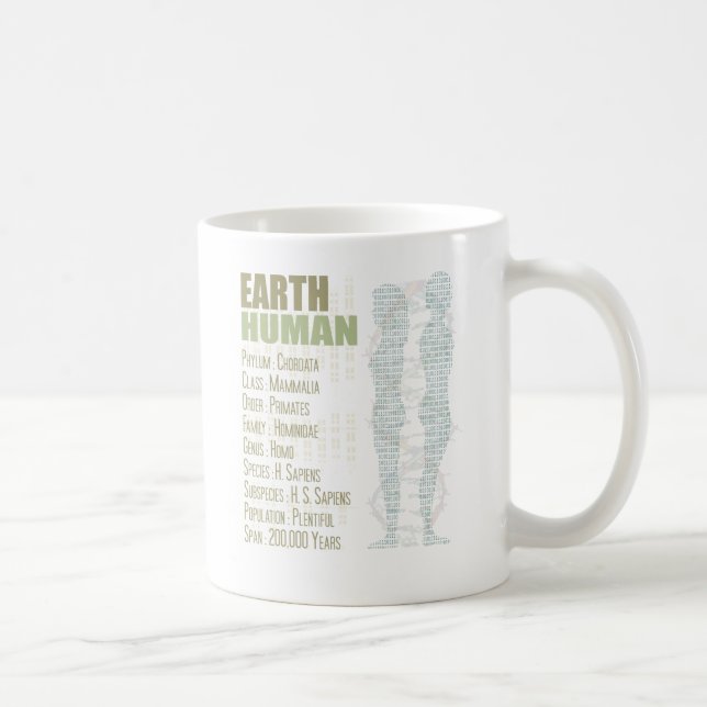 Earth Human Coffee Mug (Right)