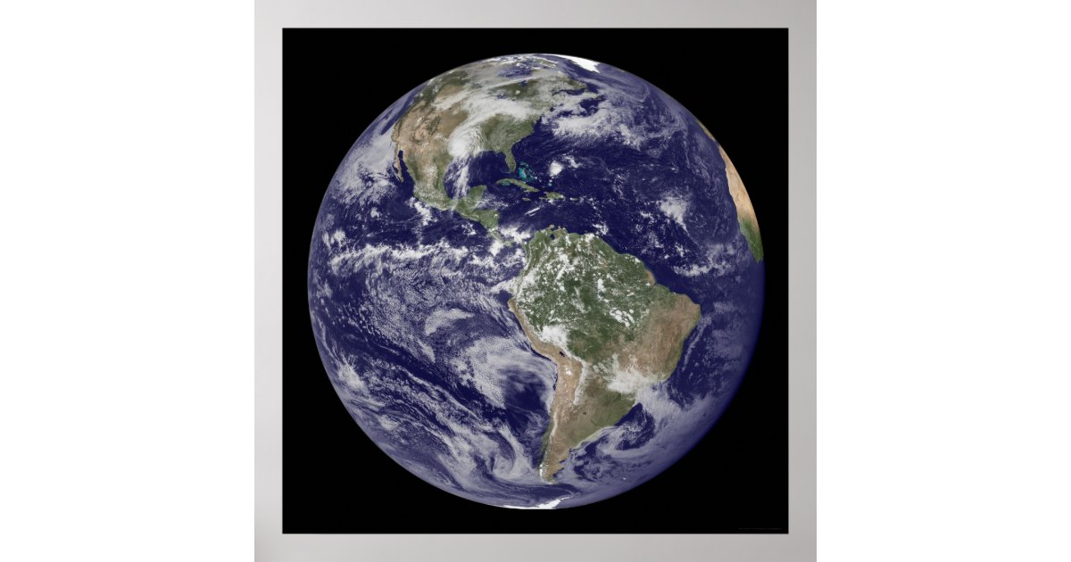 Earth Hurricane Ike 52x52 40x40 Poster Zazzle Com