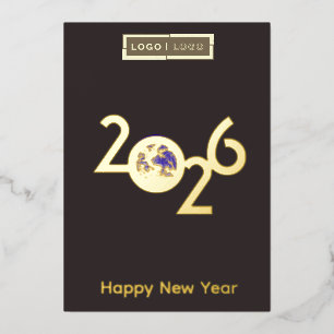 Earth in 2026 - Professional New Year Card no bg