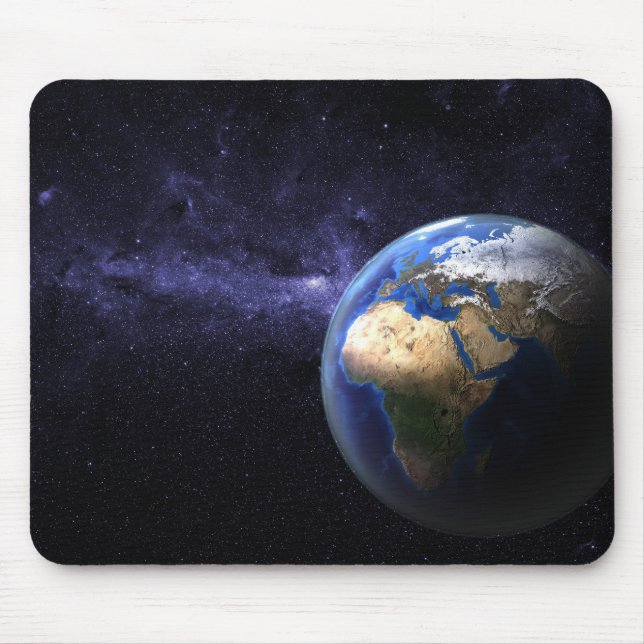 Earth in space mouse pad (Front)
