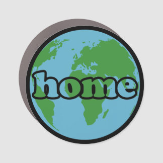 Earth Is Home Car Magnet