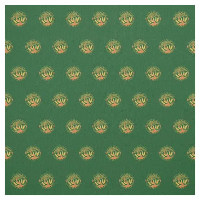 Earth is My Church, Nature is my Religion Fabric (Swatch)