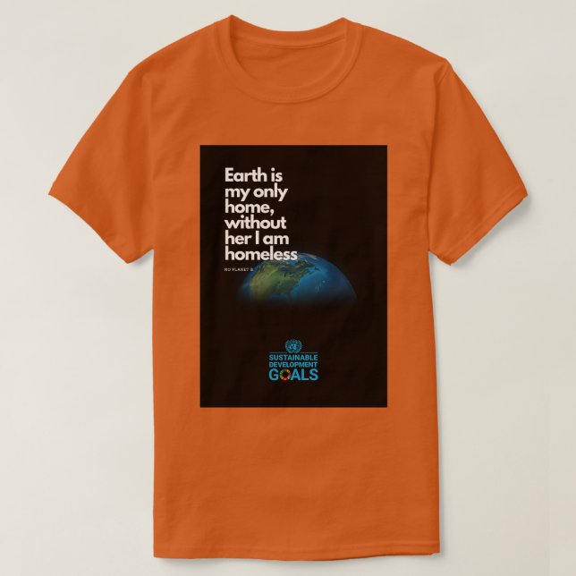 Earth is my home T-Shirt (Design Front)