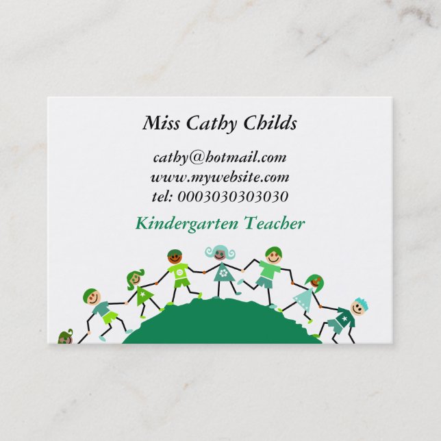 Earth Kids, Business Card (Front)