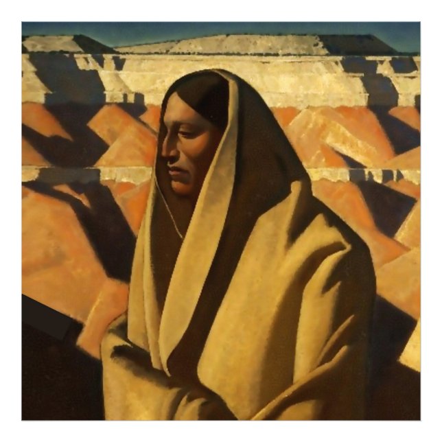 “Earth Knower” Western Art by Maynard Dixon Photo Print (Front)