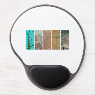 Earth landsat gel mouse pad