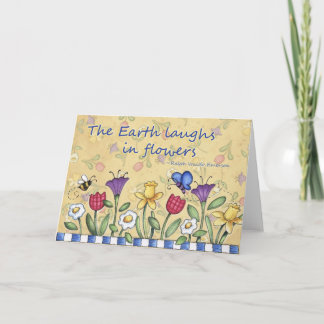 Earth Laughs - Greeting Card