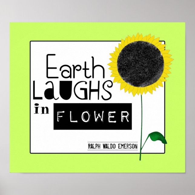 Earth Laughs in Flower Poster (Front)