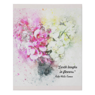 Earth Laughs in Flowers Canvas Floral Art