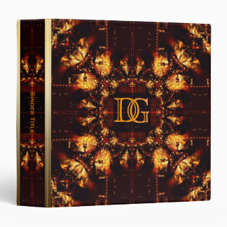 Earth Lava Fire Monogram Album Binder