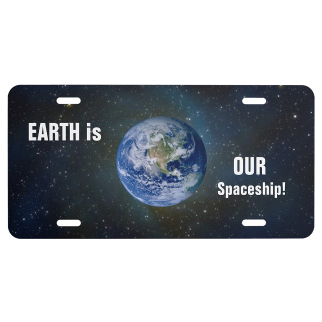 EARTH license plate (Front)